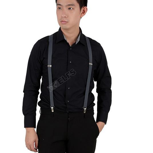 Jual ➯ Elfs Suspender Pria Dewasa Tali Kodok Elastis Jojon Y Shape Polos ➳  Indonesia|Shopee Indonesia