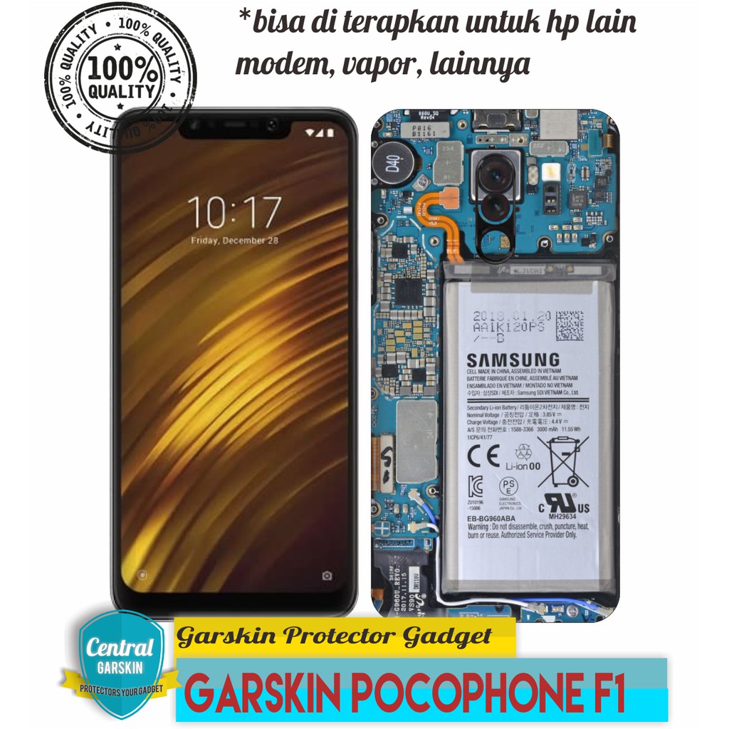 Garskin Pocophone F1 Mesin Samsung Case Poco F1