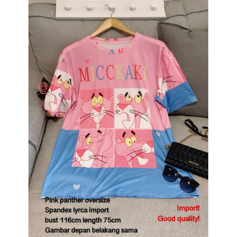 Kaos over size pendek *jenis bahan : Harga Kaos Pink Panther Jumbo Terbaru Februari 2022 Biggo Indonesia