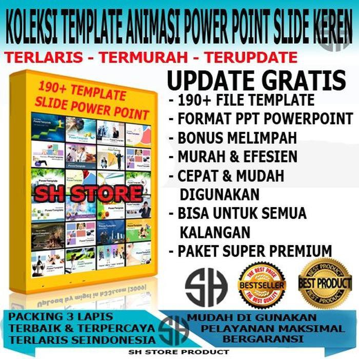 Update Gratis Koleksi Template Animasi Slide Untuk Presentasi Format Ppt Powerpoint Video Editor Shopee Indonesia