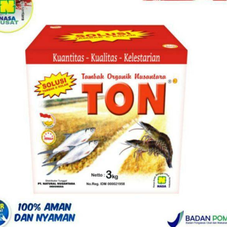 Pupuk organik ton merupakan pupuk organik penyubur tambak udang dan bandeng yang diproduksi oleh pt natural nusantara atau yang biasa kita kenal nasa. Terkini Rwk Qb Pupuk Tambak Ton 3 Kg Meningkatkan Hasil Panen Original Nasa 100 Best Prod Shopee Indonesia
