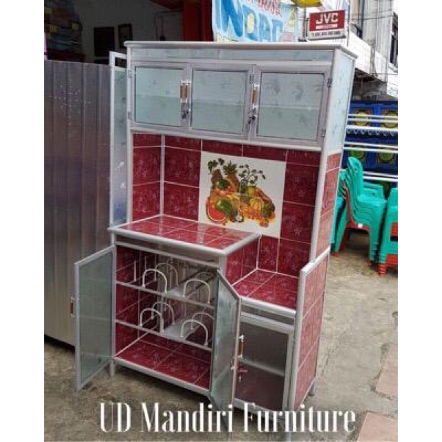 Rak piring lemari dapur box kaca keramik ( dua ) pintu pipa kecil. Jual Rak Piring Lemari Dapur Box Kaca Keramik 3 Pintu Pipa Besar Indonesia Shopee Indonesia