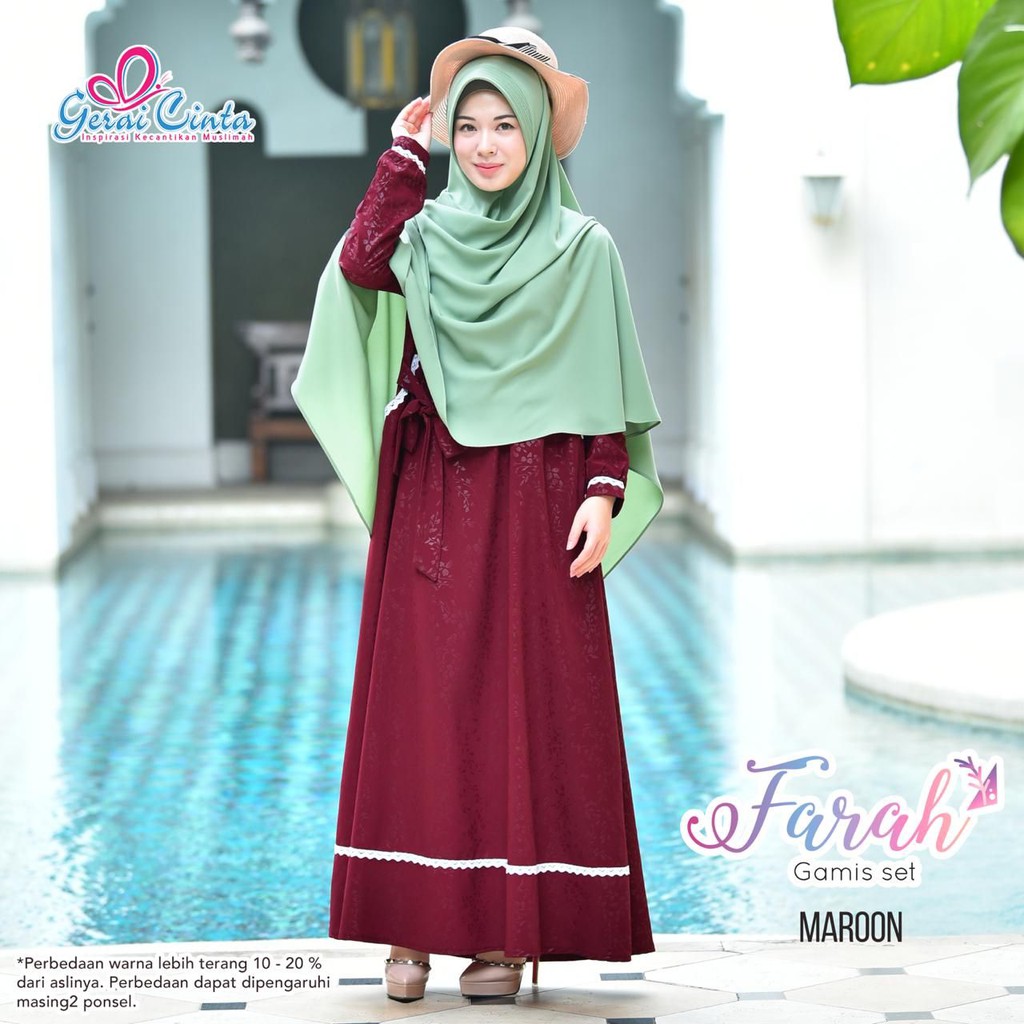 Farah Gamis Set By Gerai Cinta Shopee Indonesia