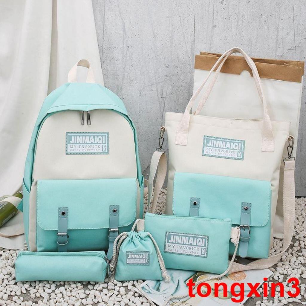 Tas Ransel Wanita Warna Kontras Untuk Sekolah Travel Shopee Indonesia