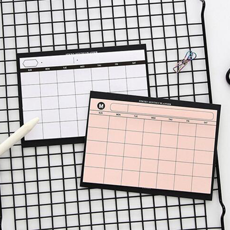 Message Note Work Schedule Desktop Scratch Pad Memos Book Weekly Monthly Plan Tear Mini Notebook Check List Daily Memo Pad Shopee Indonesia