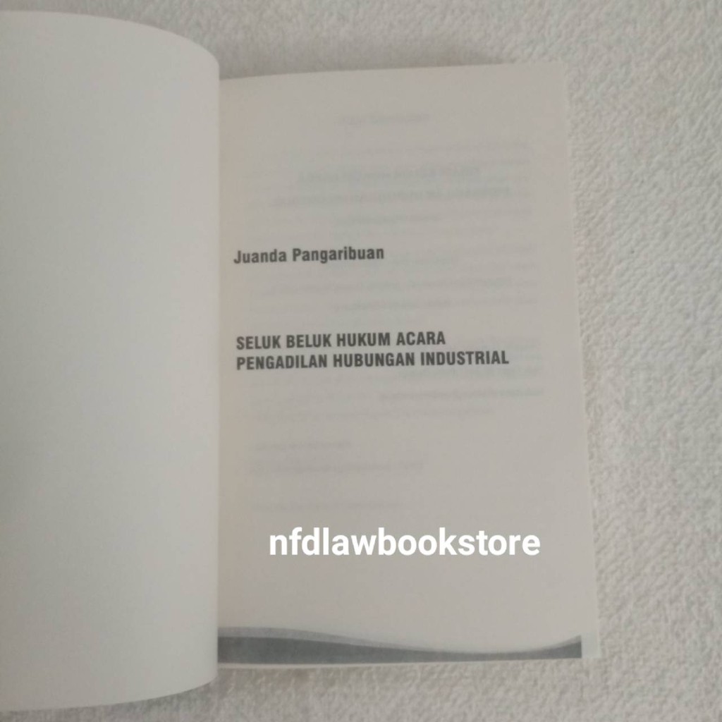Jual Seluk Beluk Hukum Acara Pengadilan Hubungan Industrial - Juanda  Pangaribuan Indonesia|Shopee Indonesia