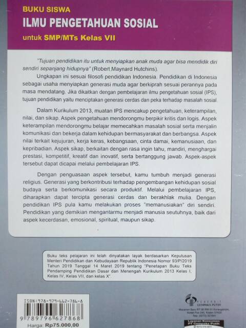 Perlu diketahui bersama, rpp daring 1 lembar/halaman ips kelas 7 ini kami simpan dalam folder rar. Ilmu Pengetahuan Sosial Ips Smp Mts Kelas 7 Shopee Indonesia