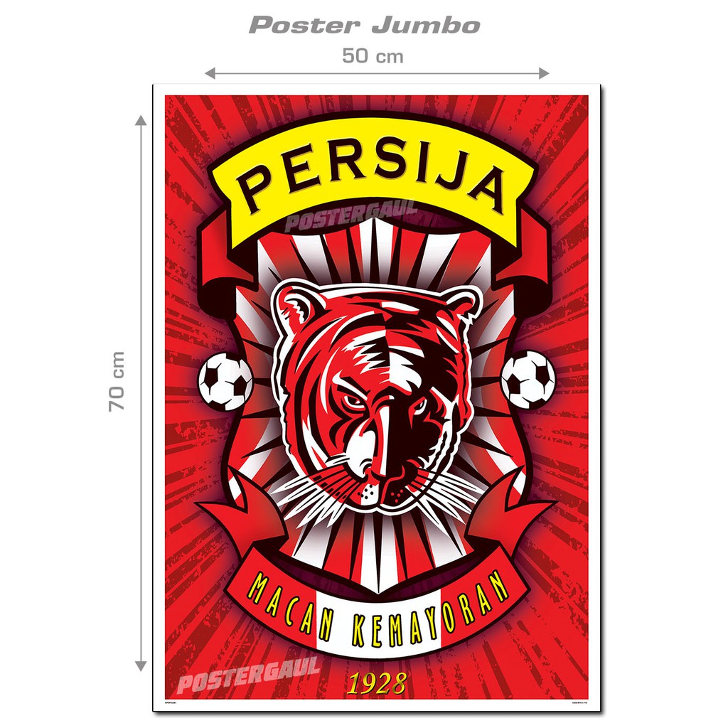 Persija (singkatan dari persatuan sepak bola indonesia jakarta) adalah . Macan Kemayoran Foto Lambang Persija