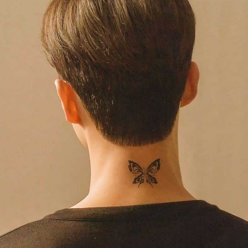 Tato kupu kupu kecil, gambar tato keren, tato kupu kupu hitam putih, tato kupu kupu simple, gambar tato kupu kupu 3d, tato kupu kupu di kaki . St08 Sticky Tattoo Temporary Tato Temporer Custom Nevertheless Kupukupu Butterfly Tribal Songkang Shopee Indonesia