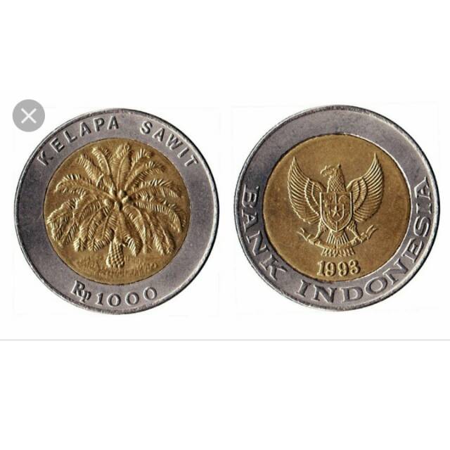 Logam 1000 gold dan 97,2% untuk mata uang logam 1000 silver. Koin 1000 Gambar Kelapa Sawit Shopee Indonesia