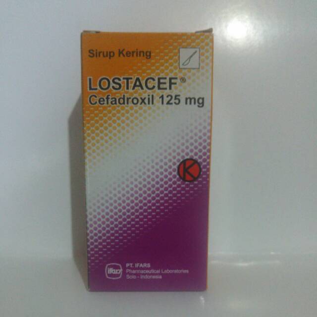 Tersedia dalam bentuk sirup kering yang didistribusikan oleh ifars. Lostacef Cefadroxil 125mg Syrup Shopee Indonesia