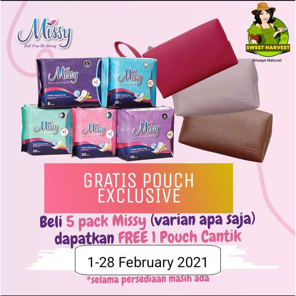 Pembalut ini adalah pembalut paling panjang di indonesia,. Missy Pembalut Anti Bakteri Anti Jamur Mencegah Keputihan