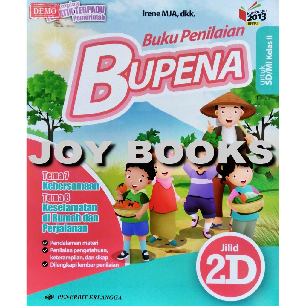Jual Sd Kelas 2 Bupena 2b Untuk Kelas 2 Sd Tema 3 4 Edisi Revisi Jakarta Barat Kartikasihombing Jual Buku Buku SD Kelas 1 Buku Bupena kelas 1 sdmi 1D Erlangga dengan harga Rp130868 dari toko online Tama buku store Jakarta Pusat.