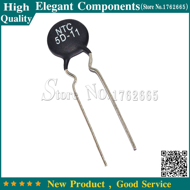 50pcs 5d 11 Ntc5d 11 Dip Ntc 5d 11 5d11 Thermistor Resistor Free Shipping