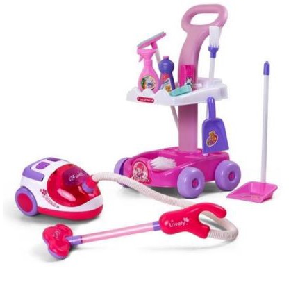 ชุดทำความสะอาดของเล่นเด็ก+เครื่องดูดฝุ่น sweet home magical play set