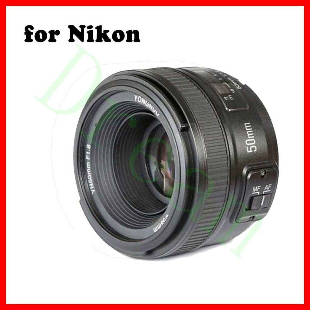 Yongnuo Yn50n Yn50mm F1 8 Prime Lens Large Aperture Auto Manual Focus For Nikon D3200 D3100 D5300