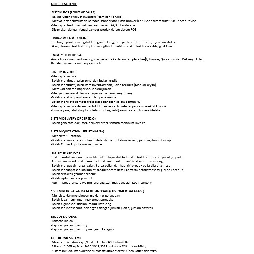After sales service adalah layanan dari perusahaan setelah konsumen membeli produk tersebut. Pos System Inventory Invoice Quotation Pos Software Pos Sistem Shopee Thailand