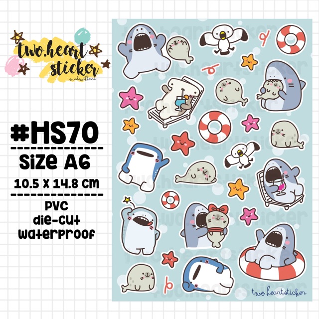 Y&P 100 Pcs/set Pusheen Cat Graffiti Waterproof Stickers ...
