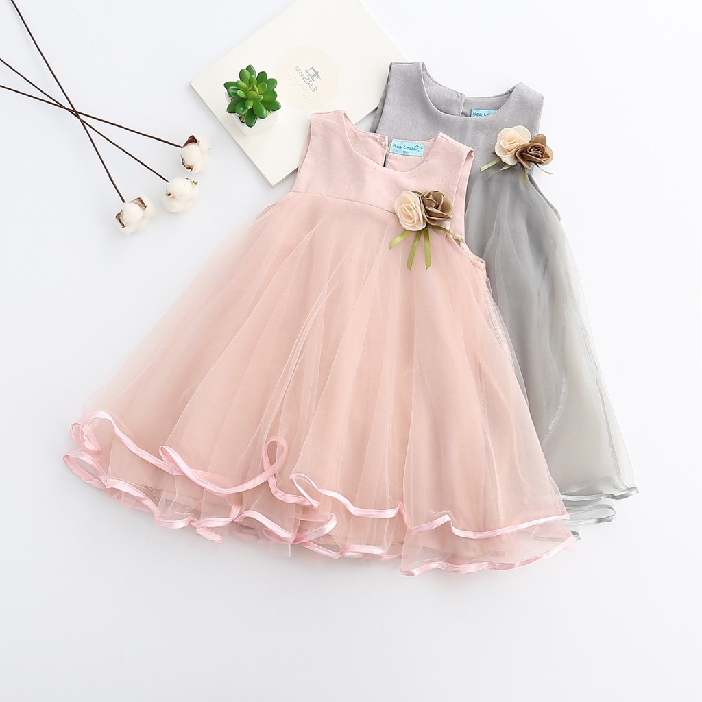 Roupas De Meninas Vestido De Princesa Verao Bebe Casamento Renda Tule Tutu Vestidos De Jantar Shopee Brasil