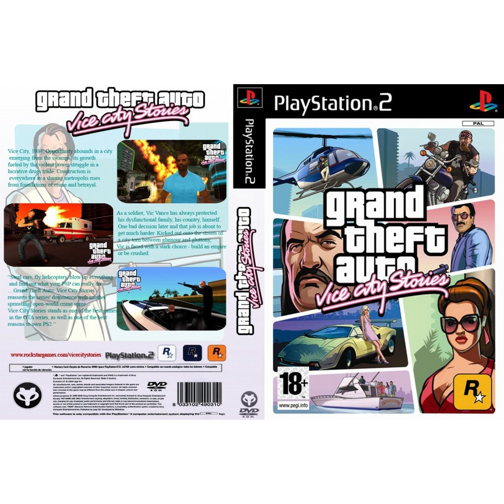 Gta Vice City Stories Ps2 Repro 202526 Shopee Brasil