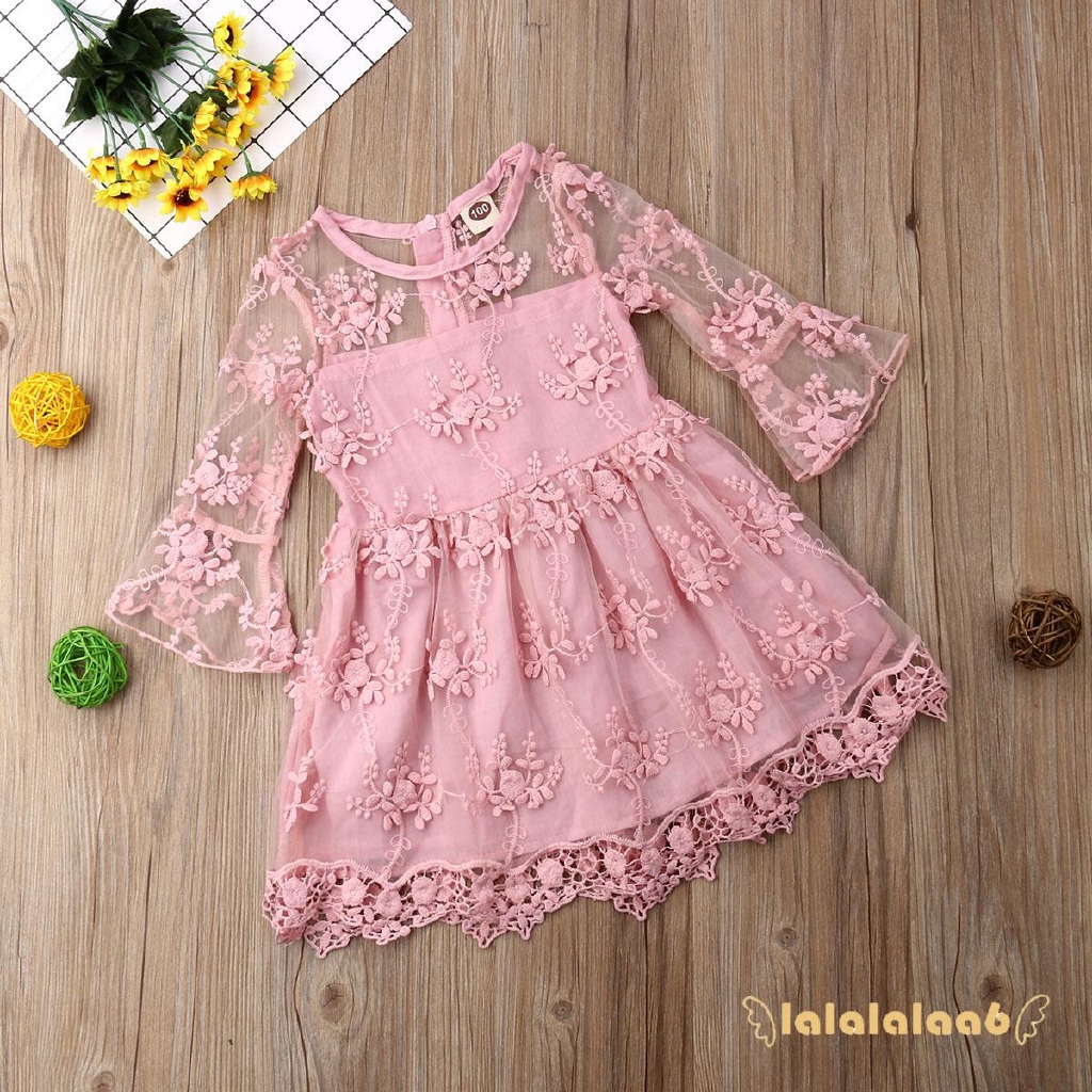 Lay Crianca Infantil Criancas Bebe Meninas Bonito Vestido De Renda Princesa Festa De Casamento Tutu Shopee Brasil
