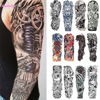 Variação # 21- # 40 Tatuagem Temporária Masculina À Prova D 'Água Braço Grande Arte Corporal Tatuagens Última Longa Adesivo | Shopee Brasil 320_x_320_jpg