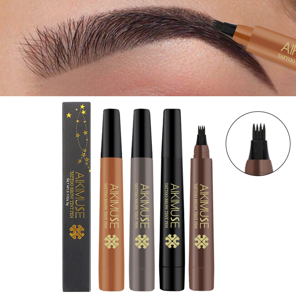 Caneta tatuagem para sobrancelha funciona Caneta Lapis Sobrancelha Caneta Tatuagem Microblading Amazon Com Br