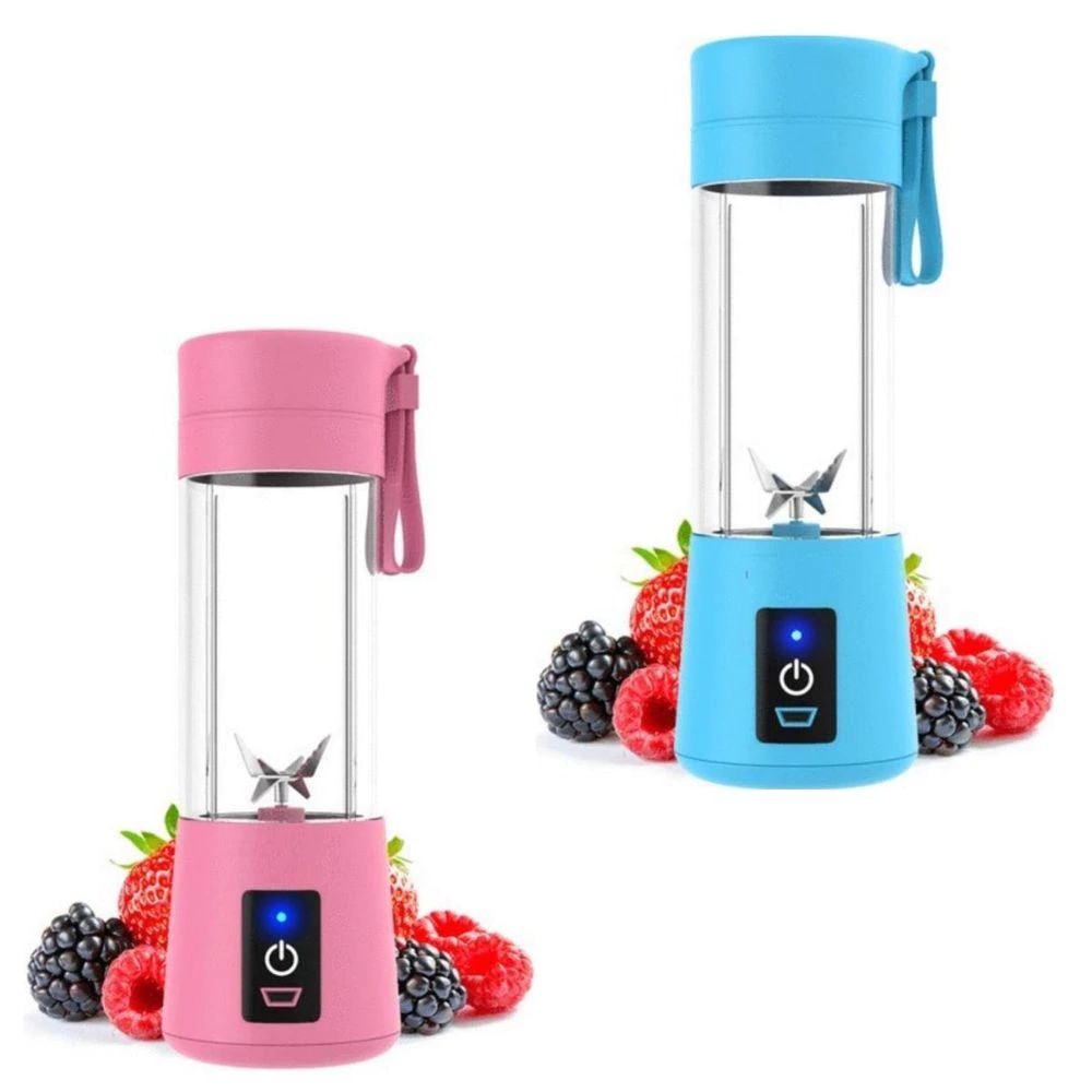 Mini Liquidificador Portátil USB Recarregável 6 laminas