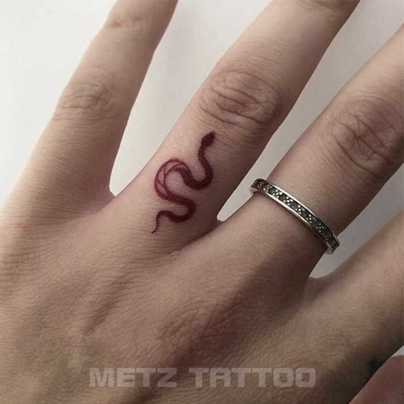 Metz Tatuagem Adesivos À Prova D 'Água Homens E Mulheres De Longa Duração Preto Escuro Cobra Dedo Personalidade Na Moda Sexy Pequeno Padrão Stic | Shopee Brasil 800_x_800_jpg