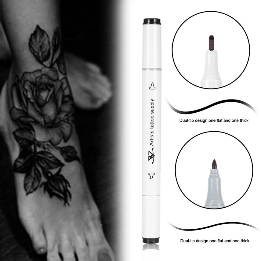 Caneta para fazer flasher de tatuagem Qual Caneta Usar Para Fazer Um Bom Free Hand Nas Tatuagens Youtube
