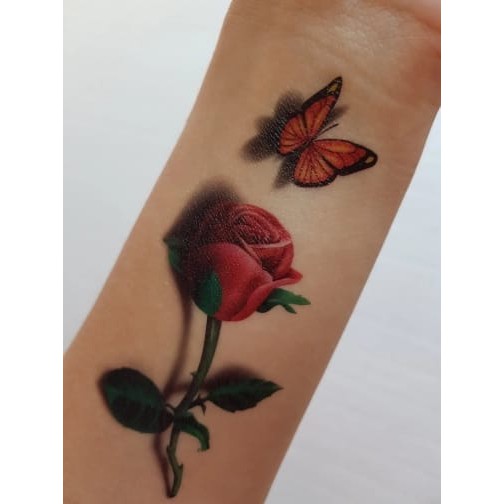 Cartela tatuagem temporaria flor pé Tatuagens Temporarias Em Promocao Online Colecao 2021 De Tatuagens Temporarias
