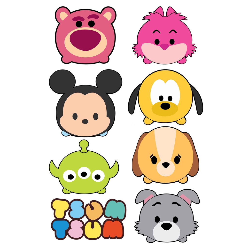 Disney tsum tsum clipart 21. Adesivo Tsum Tsum 6x8 Cm Shopee Brasil