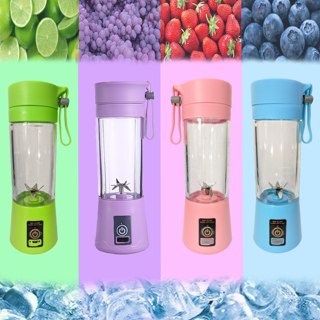 Mini Liquidificador Portátil 6 laminas Shake N Take Juice