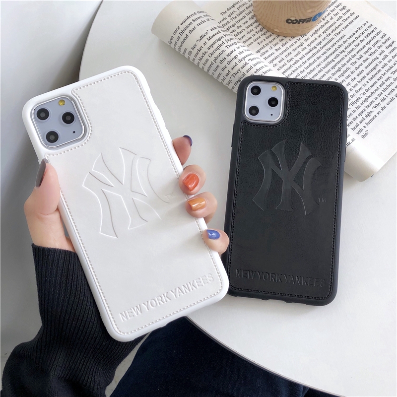 Shop a wide selection of otterbox new york yankees black iphone case at dick's sporting goods and order online for the finest quality products from the top . Casing Desain New York Yankees Bahan Silikon Kulit Pu Warna Pink Untuk Iphone 11 Pro Max Xr Xs Max I6 7 8plus Soft Case Shopee Brasil