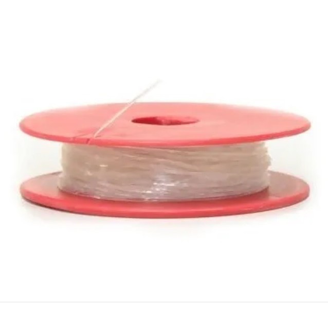 Fio De Silicone Para Pulseiras Transparente 1mm 10m