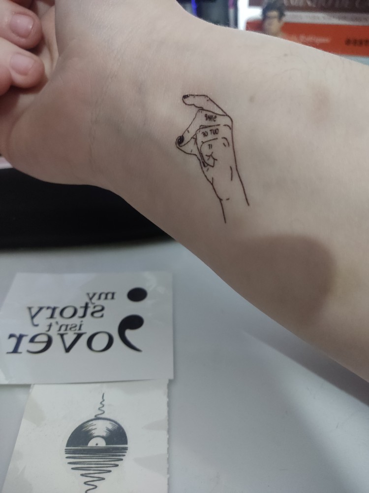 Tattoo Falsa Tatuagem Temporaria Removivel Masculino Feminino Nova Tamanho Pequeno Adesiva | Shopee Brasil 1000_x_750_jpg