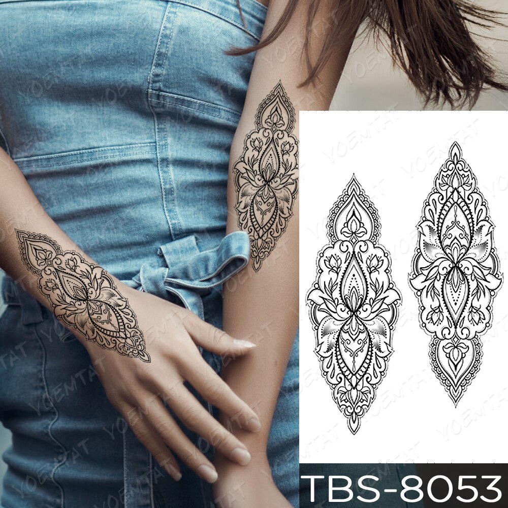 Cobrir braço tatuagem de henna 50 Tatuagens De Braco Fechado Femininas Para Se Inspirar Top Tatuagens
