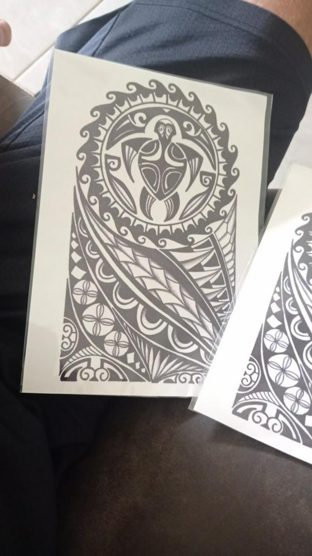 Tatuagem Removível Temporária Maori 21X15Cm Pronta Entrega - Melhor Preço - Importada - Hb-857 | Shopee Brasil 1080_x_607_jpg