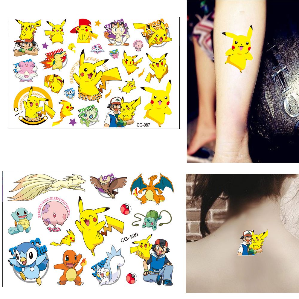 Bobby Una Vez Brazo Falso Tatuaje Impermeable Tatuajes De Dibujos Animados Anime Temporal Pegatinas Belleza Y Salud Animales Arte Corporal Pokemon Faciales | Shopee Colombia 1000_x_1000_jpg