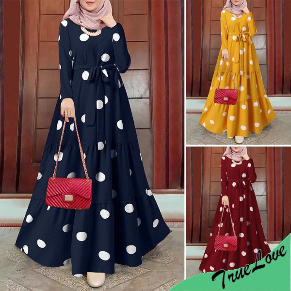 Contoh retro style untuk wanita berhijab. Retro Dress Muslimah Wear Prices And Promotions Muslim Fashion Jul 2022 Shopee Malaysia