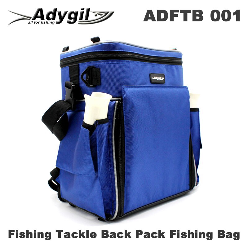 Adygil Fishing Tackle Backpack Station W 4 Medium Utility Boxes And 1 Pcs Cooler Bag Fishing Bag Shopee Malaysia