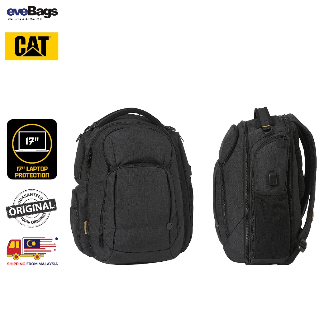 Cat Caterpillar Bizz Tools All Purpose Backpack Laptop Computer Bag Travel Bag Usb Port Ct09 Cat83729 218 Shopee Malaysia