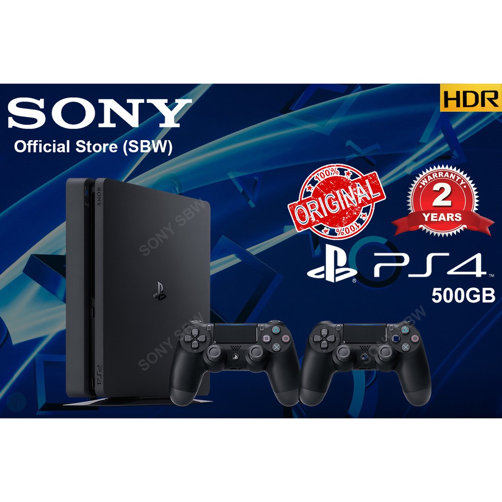 Promo Sony Ps4 Playstation 4 Slim 500gb 1tb 2 Year 3 Months Sony Malaysia Warranty Malaysia 