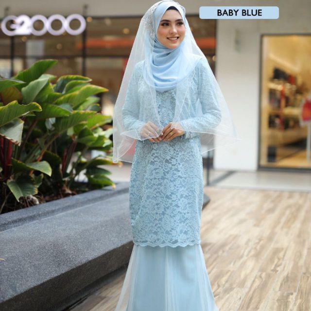 Arco design (hot brand) size: Baby Blue Maron Dusty Pink White Pine Green Baju Akad Nikah Tunang Terkini Shopee Malaysia