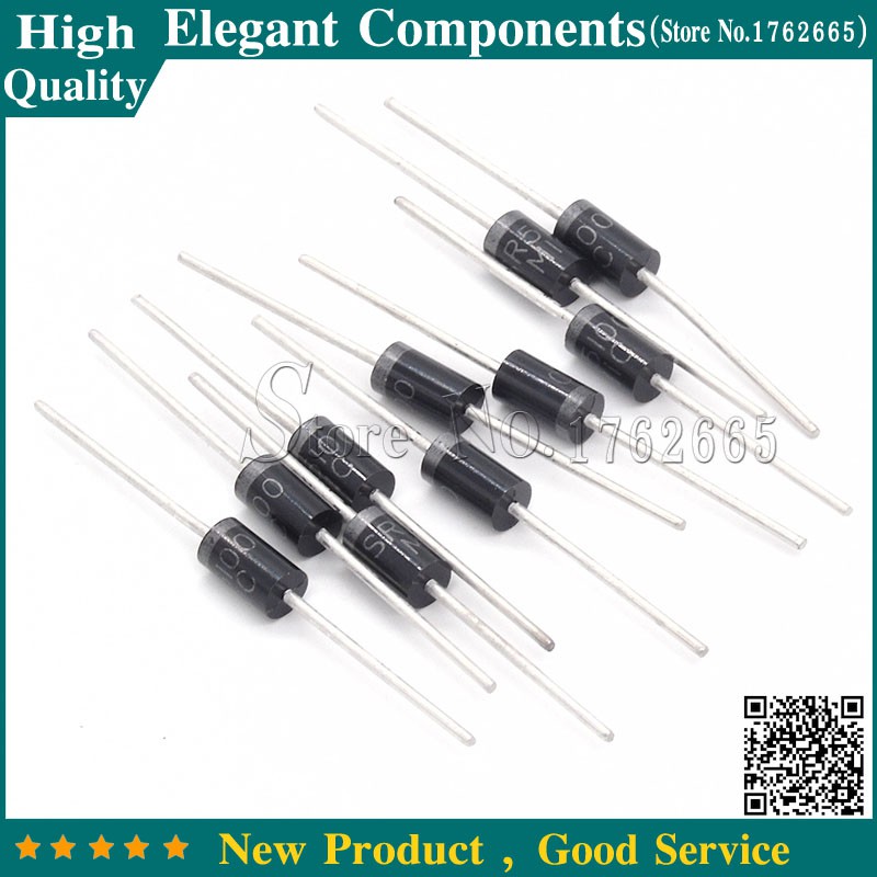 100pcs Sr5100 Do 27 Schottky Diode 5a 100v Sb5100 Diode New