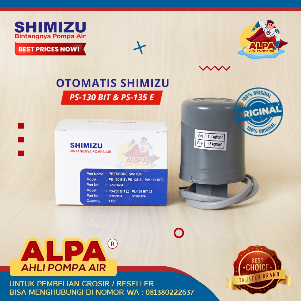 Daya dorong, 40 meter, 33 meter. Automatic Water Pump Shimizu Ps 130 Bit Ps 135 E Original Shopee Malaysia