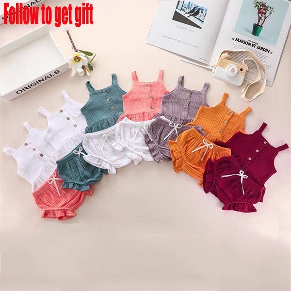 Dc Cloud 100 Cotton Summer Baby Girl Costume Clothes Home Dress Kids Gift Sweet Age 0 3years Cotton Sleeveless Overall Outfit Shopee Malaysia