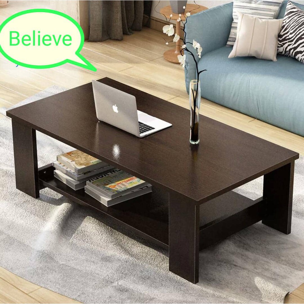 Modern Solid Coffee Table Tea Table Living Room Bedroom Office Furniture Shopee Malaysia
