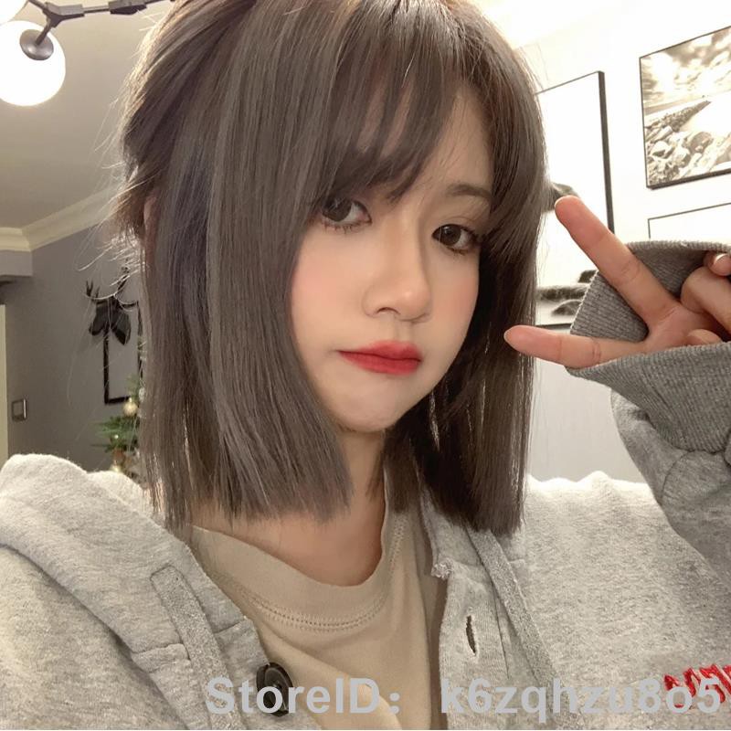 Looking to switch up your look? Longwig Female Short Hair Natural Round Face Fluffy Korean Hairstyle Japanese Short Hair Student Long Straight Clavicle Shopee Malaysia