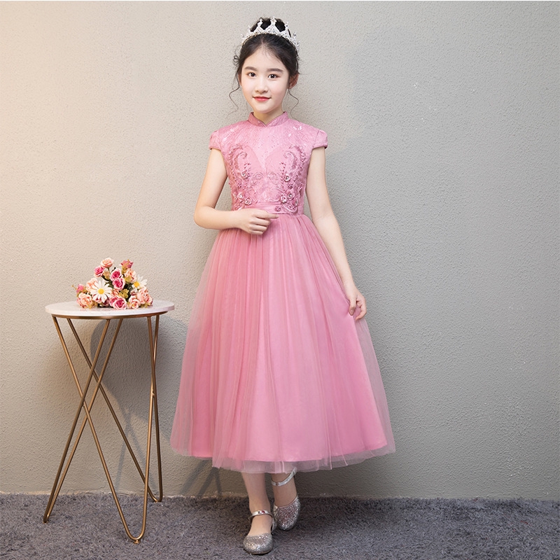 3 12 Years Girls Clothes Flower Lace Dress For Girls Kids Embroidery Birthday Party Dress Pageant Children Dress Shopee Malaysia